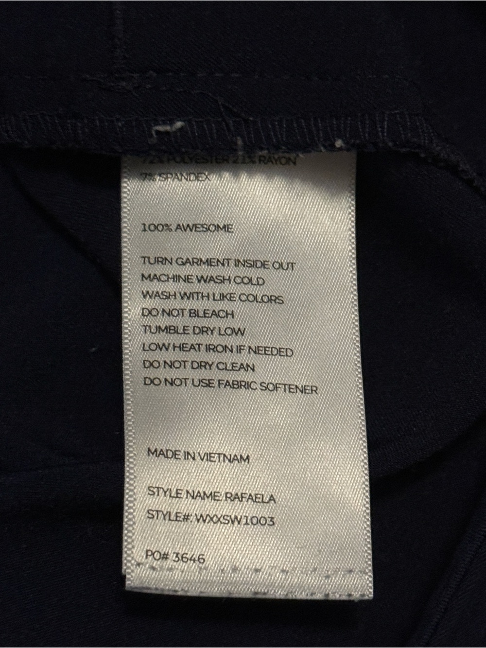 FIGS Rafaela scrub top navy size large L - Picture 5 of 5